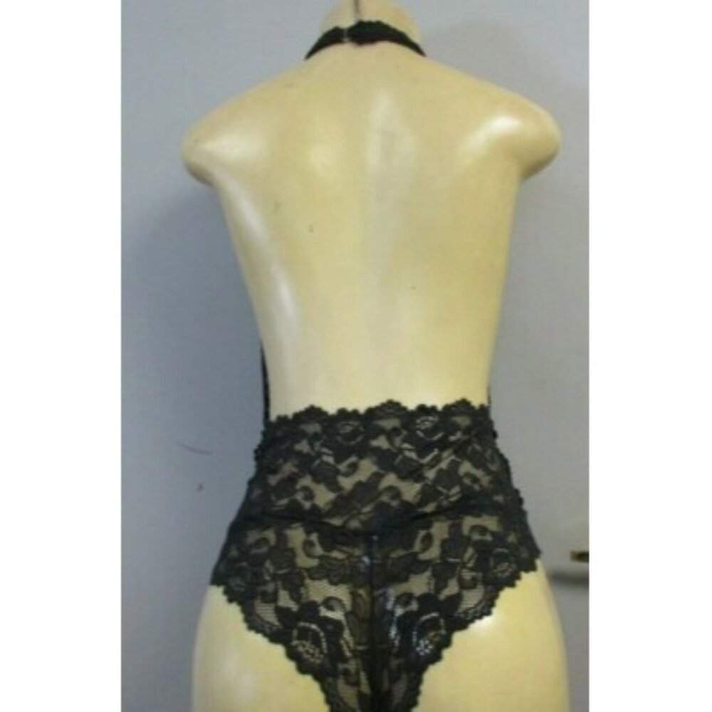 Adore Me  Women's Kaye One Piece Teddy Black Size Medium New !!! - Picture 2 of 2
